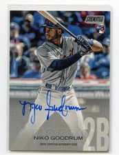 2018 Topps Stadium Club Auto Niko Goodrum #SCA-NG Auto Rookie RC