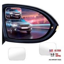 2PCS Blind Spot Car Mirror, HD Glass Rotate Adjustable Car Side Rectangular