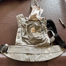   Ergo Baby Carrier w/ Hood Original Galaxy Grey Star 100 Cotton Ergobaby