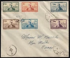 French Syrie First Day Cover 1942 (6 April) FDC Independence Set, Damas