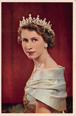 QUEEN ELIZABETH II & PRINCE PHILIP - TOUR OF CANADA 2 PORTRAIT POSTKARTEN #253765