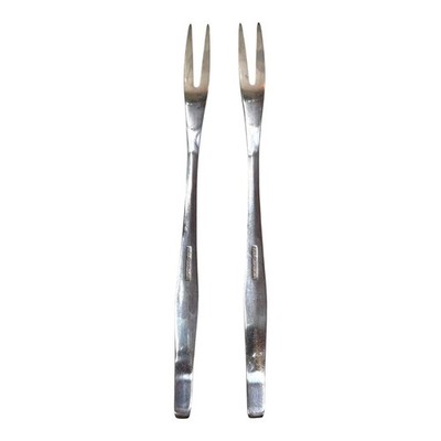 Vintage 2 WMF Cromargan LAUREL Older Satin Stainless GERMANY Cocktail Forks
