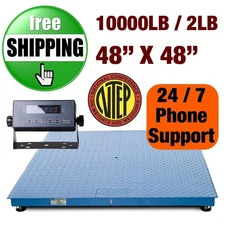 Prime Scale Series 4x4 Floor Scale 10000x1lb 48"x48" Pallet Scale