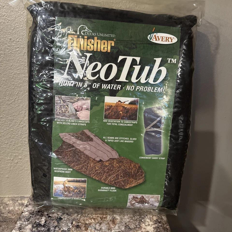 Avery Finisher NeoTub Blind Cover Mossy Oak Shadowgrass New Old Stock Never Used - Image 3 of 4