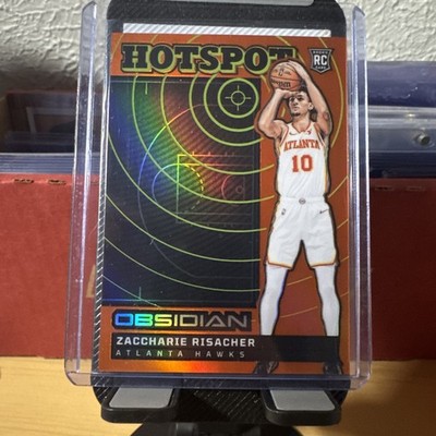 2024-25 Obsidian Zaccharie Risacher Hotspot RC Orange Flood #45/99