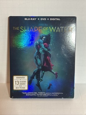 The Shape of Water (Blu-ray/DVDComboPk, 2017) Blue-ray Very Good -DVD ACCEPTABLE
