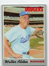 1970 Topps #242 Walter Alston - Los Angeles Dodgers NM-MT OR BETTER