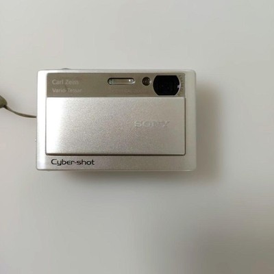 Sony Cyber-shot DSC-T20 Digital Camera Silver Carl Zeiss Vario-Tessar Lens
