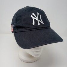 New York Yankees Youth 47 Brand 100 Cotton USA Flag Adjustable Baseball Cap Hat
