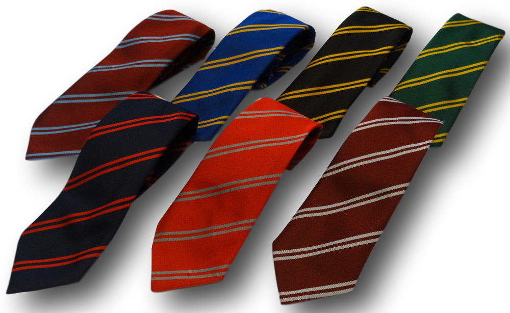 School Tie Adult Red Blue School Tie Adult Red Blue