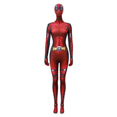 Deadpool 3 Lady Deadpool Wanda Wilson Bodysuit Outfits Costume Cosplay Halloween