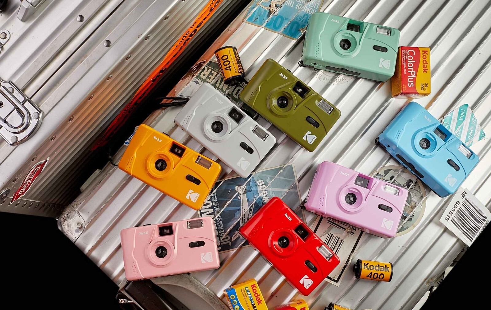 Kodak M35 35mm Film Camera with Flash (Marble Gray) eBay