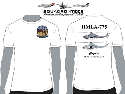 HMLA-775 Coyote Squadron T-Shirt D2, USMC Licensed Product