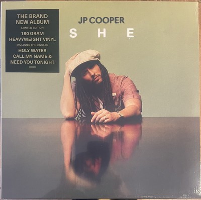 JP Cooper - She: Limited Edition 12'' Vinyl LP UK 2022 New & Sealed Record