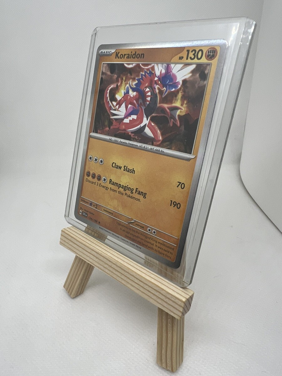 Pokmon TCG Koraidon Scarlet & Violet Base Set 124/198 Holographic Rare -  NM/M | eBay
