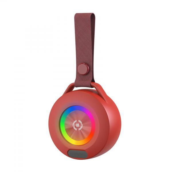 Celly LIGHTBEATRD altoparlante portatile Altoparlante portatile stereo Rosso