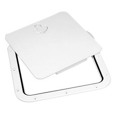 Nuova Rade 380mm x 380mm bianco botola accesso/ispezione barca coperchio e serratura rimovibile