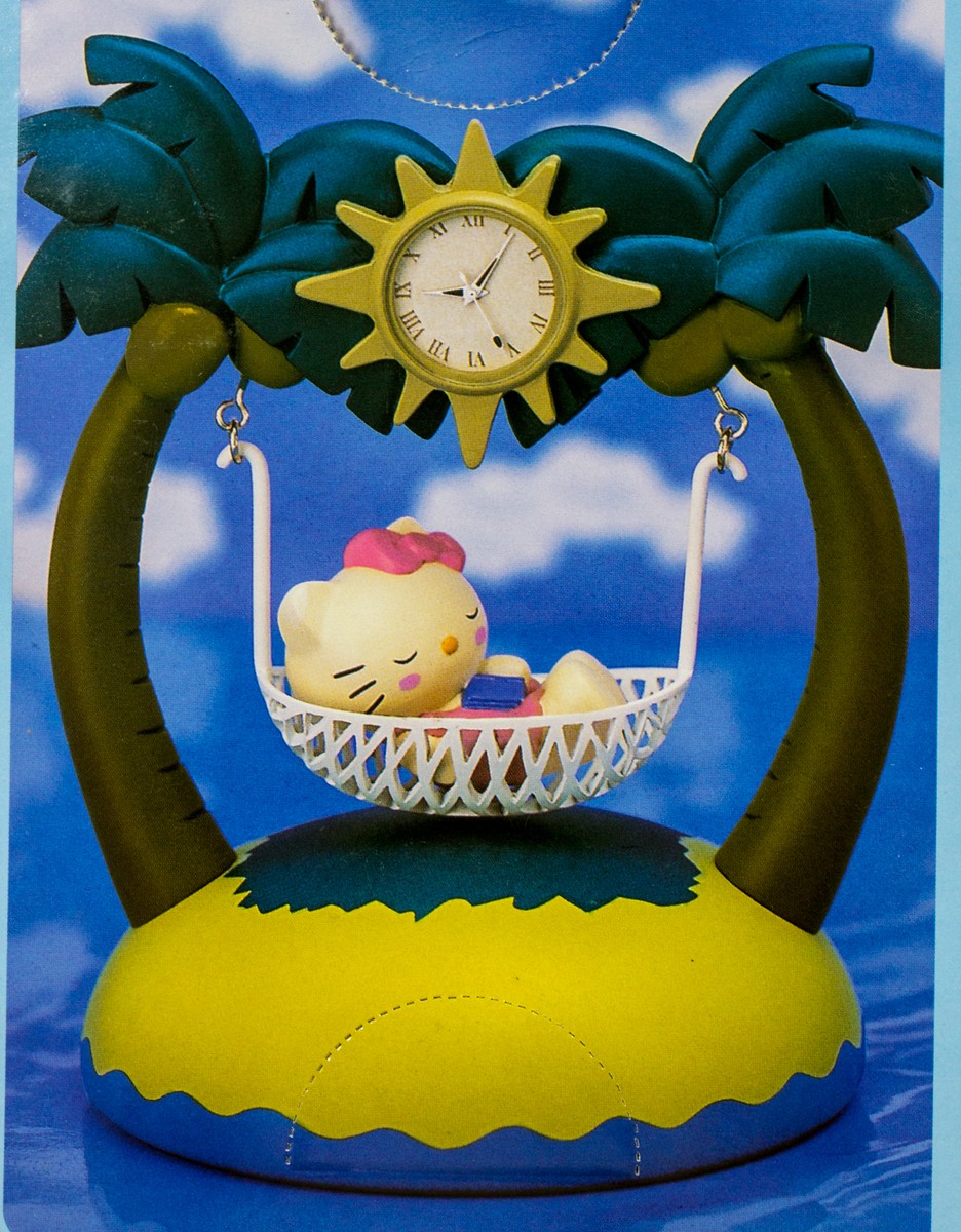 sanrio サンリオ HELLO Kitty レア 希少 エイコー EIKOH Hello Kitty Nap hammock Action Figure Clock Eikoh JAPAN ANIME