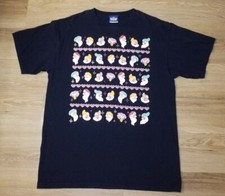 Vintage Disney Classics Jerry Leigh Seven Dwarfs Black T Shirt Size L