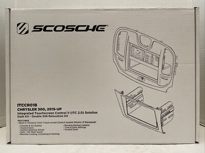 New*SCOSCHE Integrated Touchscreen Dash Kit*Chrysler 300 (2015-Up)*ITCCR01B