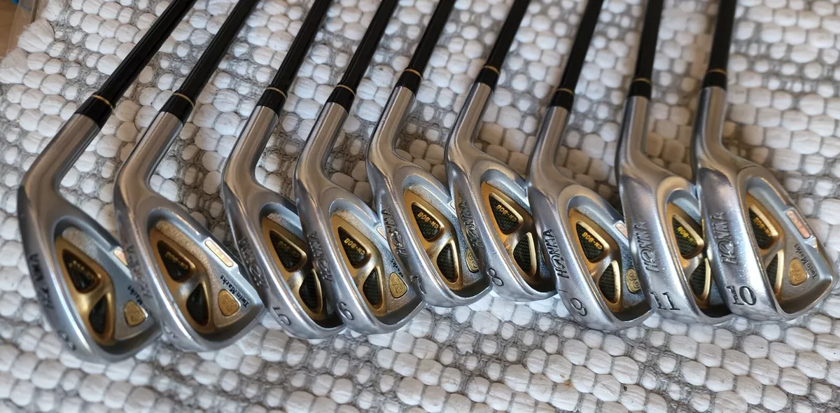 Honma Twin Marks 2-Star CN-808 set 9 irons 3 to 11 RH/Carbonium Regular