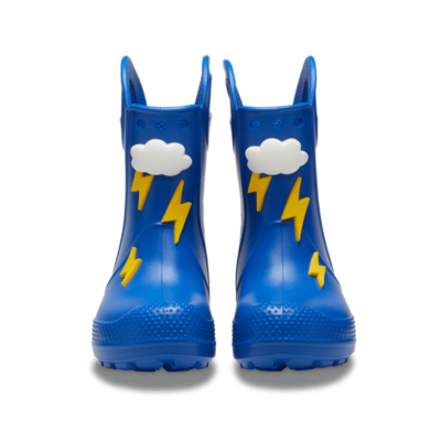 NEW CROCS HANDLE IT RAINBOW RAIN BOOT 210027-4KZ BLUE | eBay