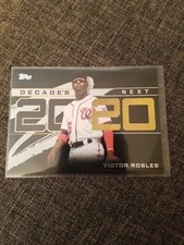 2020 Topps Series 1 Decade's Next Black #DN-20 Victor Robles /299 - Nationals