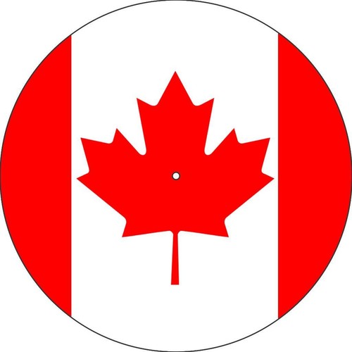 Custom Slipmat Slip Mat 4 Technics or any DJ Turntable Record Player CANADA FLAG eBay