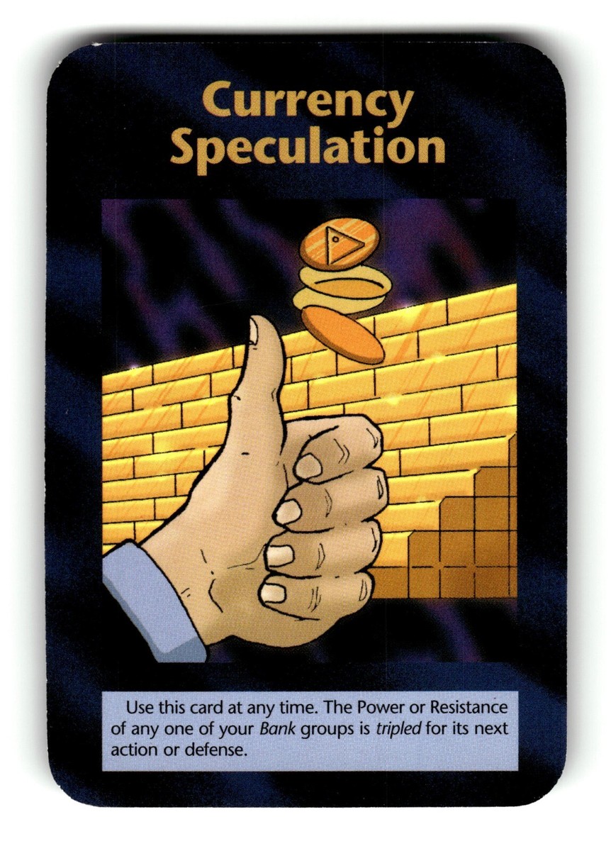 Currency Speculation Card Limited INWO Illuminati New World Order Game |  eBay