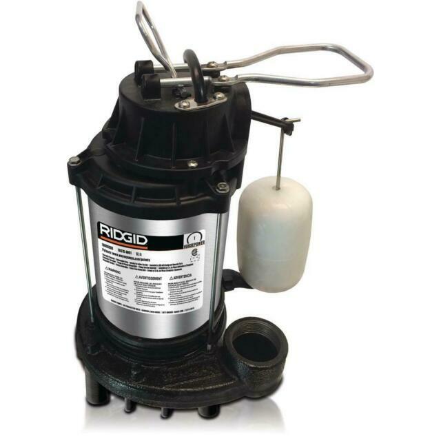 RIDGID 1HP Stainless Steel Dual Suction Sump Pump 1000RSDS