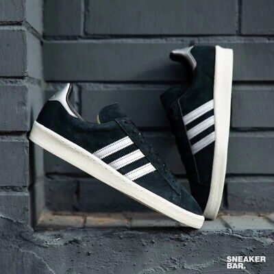 Adidas Originals Campus 80s Men's Athletic Shoe Black Adidas Originals Campus 80s Men's Athletic Shoe Black