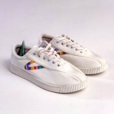 NEW Men  s Tretorn Nylite Plus Sneakers   Rainbow Canvas   Size 8    