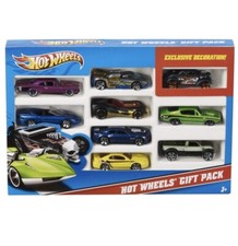Hot Wheels 9-Car Gift Pack  with exclusive decoration -styles May Vary - NEW