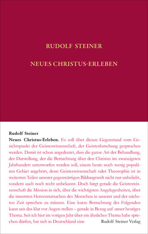 Neues Christus-erleben | Rudolf Steiner | Buch | 413 S. | Deutsch |