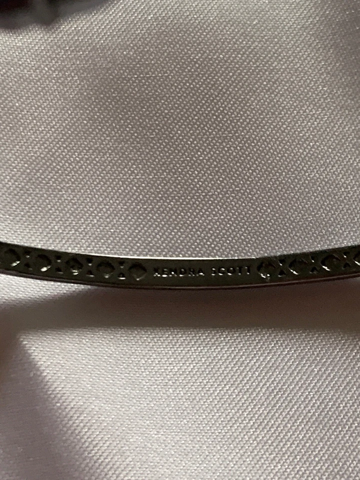 Brazalete Drusy Kendra Scott Bianca Plata Platino Foto 2 de 4