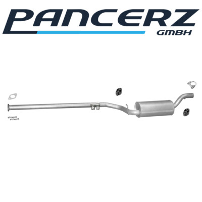 Mittelschalldämpfer für Ford Focus Volvo C30 S40 Mazda 3 1.6 1.8 TD TDCI