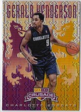  2012-13 Panini Crusade GERALD HENDERSON PURPLE REFRACTOR PRIZM #267 BOBCATS /49