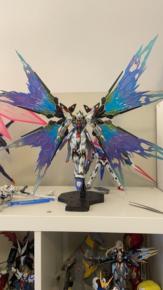 mgex strike freedom gundam （ver soul blue，personal paint art work） eBay