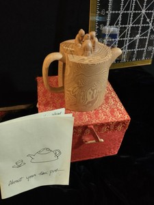 Rare Antique chinese yixing zisha teapot, one of a kind! Images within layers!