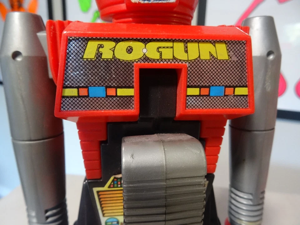 Vintage Super Gobots ROGUN 1984 14" INCH Macau Arco Ro-Gun CAP GUN Robot Toy - Image 3 of 4