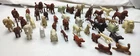 1950's Marx Pet Shop Dogs & Cats Playset Figures Large Group Various Breeds