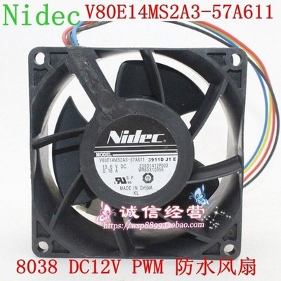 Waterproof Fan Cooling Fan Brand New   V80e14ms2a3-57a611 Cm #jd