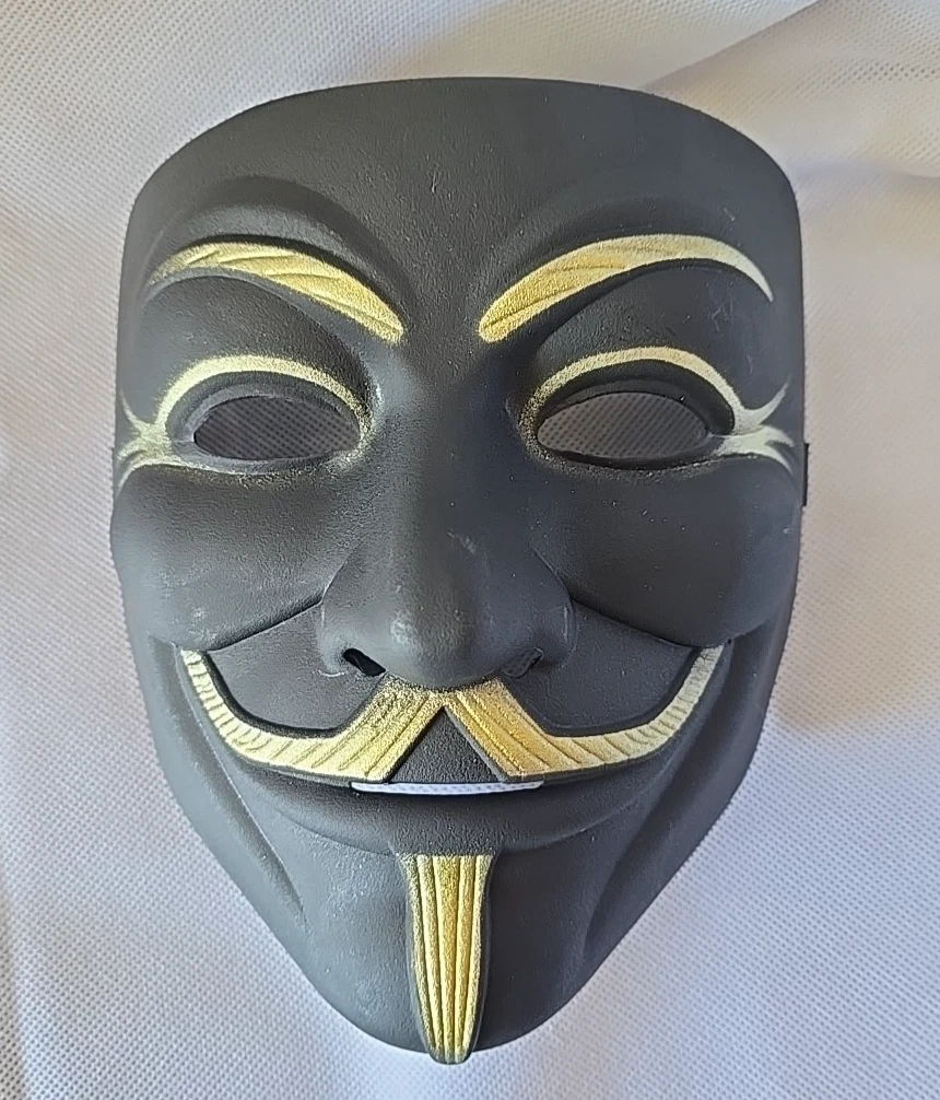 Guy Fawkes Black Anonymous Costume Masks & Eye Masks for sale | eBay