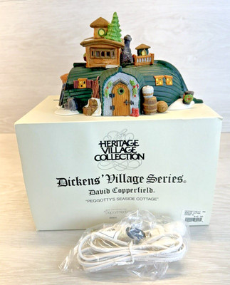 Department 56 Dickens Village David Copperfield Peggotty's Seaside Cottage 1989