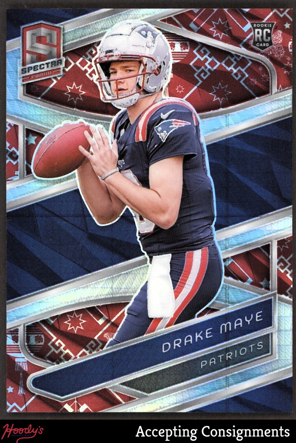 2024 Panini Spectra Lucky Envelopes #3 Drake Maye RC ROOKIE PATRIOTS 1/8