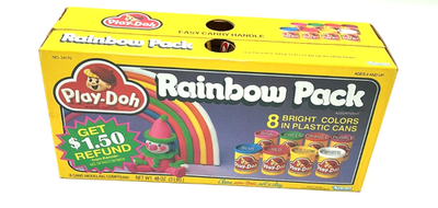 Vtg 1988 Kenner PLAY-DOH Rainbow 8-Pack -Sealed- | eBay