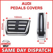 Gas-Bremspedal-Abdeckung Edelstahl LHD Für AUDI Q7 VW Touareg Cayenne Links