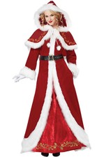 Brand New Deluxe Mrs. Santa Claus Christmas Adult Costume