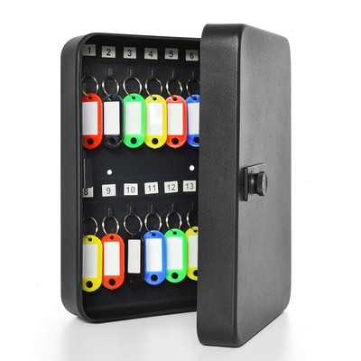 Gonioa 28 Key Cabinet Steel Security Lock Box with Combination Lock, Locking ...