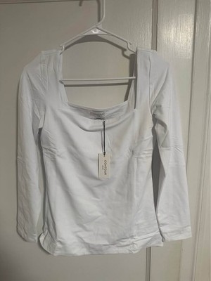 Aritzia Original Contour Squareneck Hip Longsleeve - Large